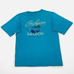 Vintage 80s Blue Lagoon Saloon Crazy shirts Hawaii Tshirt